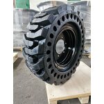 Skid Steer Solid Tyre Manufacturer - 10x16.5 and 12x16.5 with Rim for Hotels