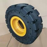 Solid Tire Manufacturer - Front Loader LW300KV LW300FN LW300KN 17.5-25 with Rim 12 Holes