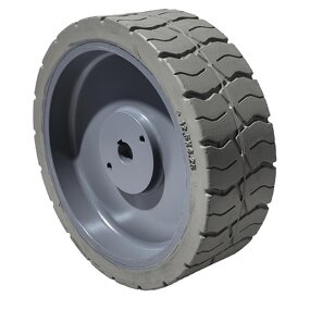 Rubber Solid Tyre Manufacturer - Non Marking Wheels 12.5x4.25 for Haulotte Optimum