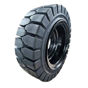 Forklift Truck Wheel Manufacturer - 28x9-15 Solid Tyre with Complete Rim Quick Assembly