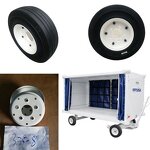 Airport GSE Baggage Cart Manufacturer - 4.00-8 3.00 3.75 Solid Tire with Twin-disk 5-studs Rim