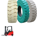 Non-marking Forklift Tires Manufacturer - White Solid Tire 18x7-8/4.33