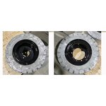 Boom Lift Solid Tire Manufacturer - Haulotte HA12IP HA15IP 7.00-12 23x10-12 Non Marking with Rim