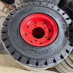 Forklift Tire Manufacturer - Linde 6.00-9/4.00 650-10 with Split Rim for Airport GSE