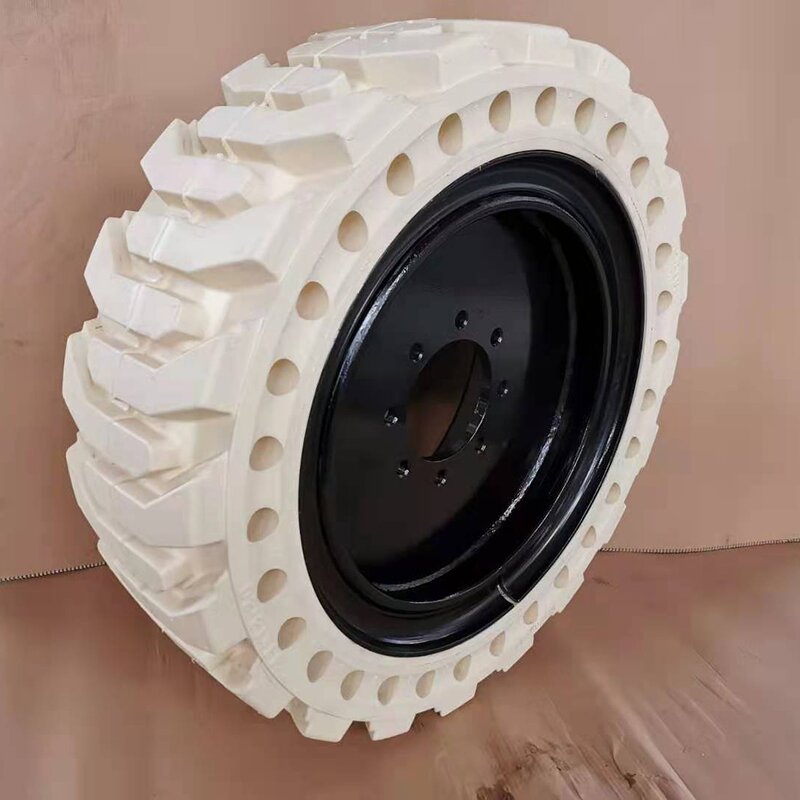 Skid Steer Loader Tires Manufacturer - 10x16.5 Solid Rubber No Marking