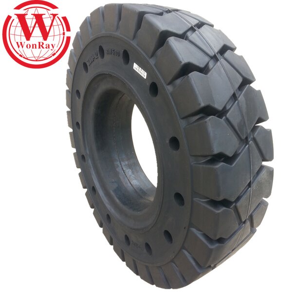 Solid Cushion Tires Manufacturer - 7.00-15 7.00-9 Pneumatic Shaped with Holes