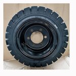 Forklift Truck Wheel Manufacturer - 28x9-15 Solid Tyre with Complete Rim Quick Assembly