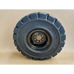Solid Tyre Manufacturer - Special 4.00-4 with Black Rim 2.50 for Trailers