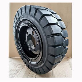 Solid Forklift Tire Manufacturer - 650-10 Ball Bearing Rubber for Material Handling