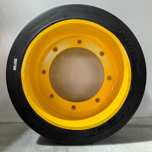 Cushion Rubber Solid Tire Manufacturer - 22x14x16 with Rim for Wirtgen Rx4500 Paver