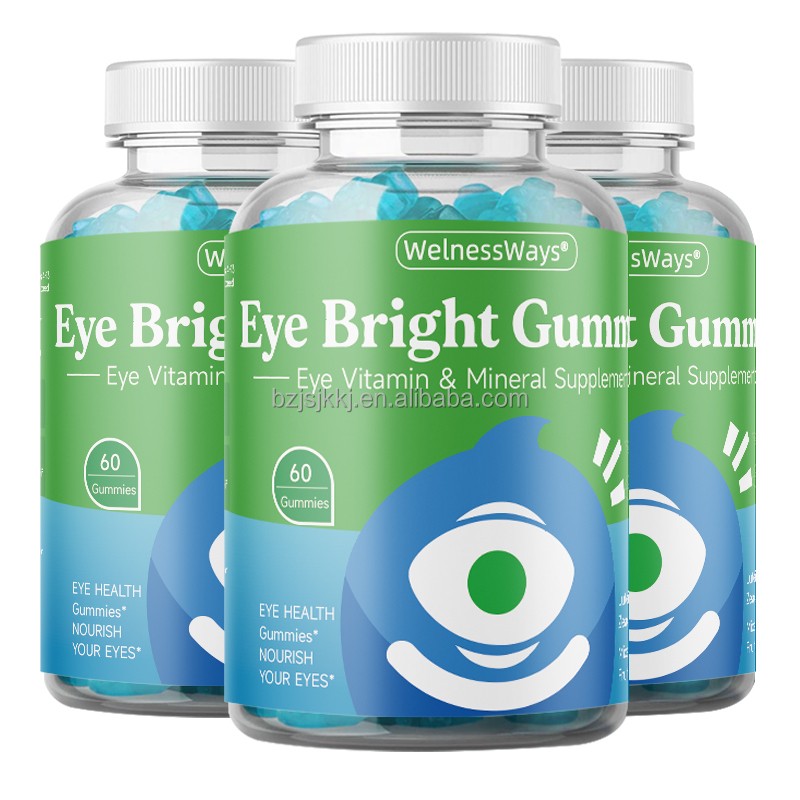 Vitamin Lutein Gummies Factory - Healthcare Supplement Sugar-Free 60pcs Private Label