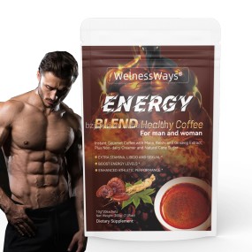 Energy Coffee Manufacturer - WelnessWays Maca Ginseng Cordyceps Extract Herbal Healthy