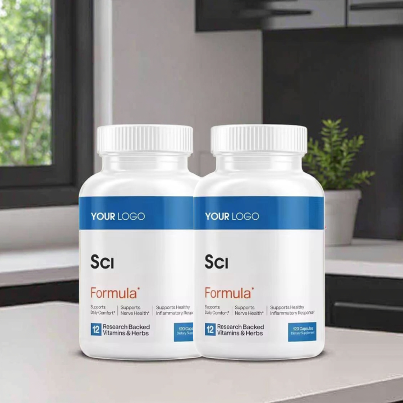 Vitamin B Complex Capsules Factory - OEM Nerve Support Formula Pea Supplement Adults