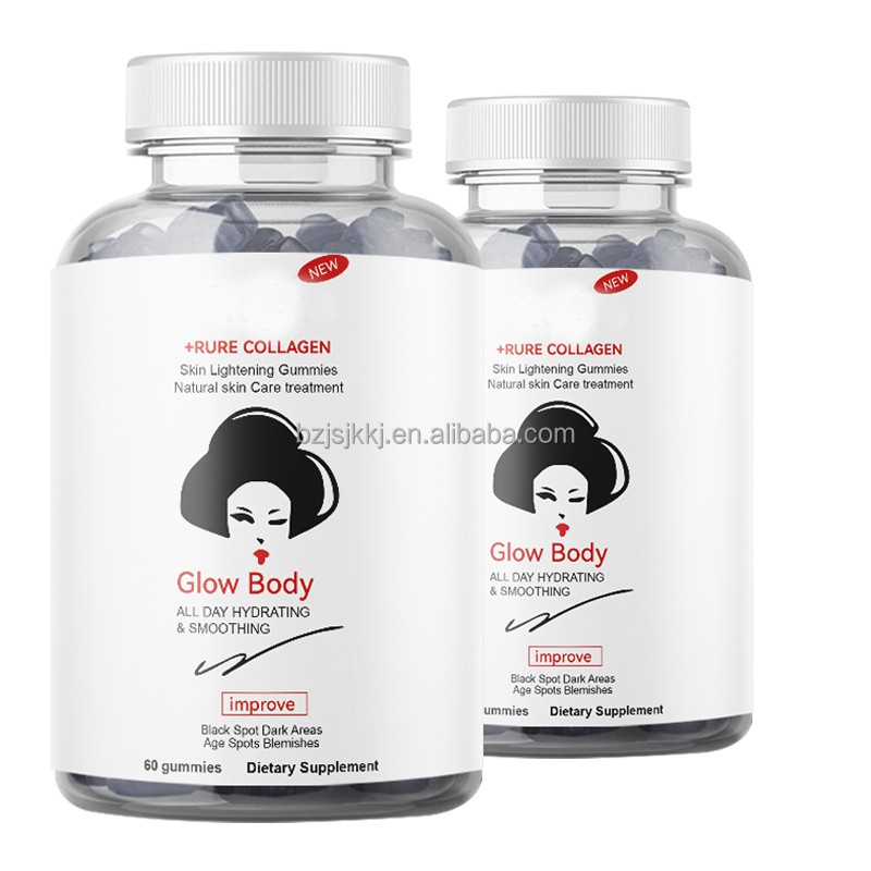 Collagen Gummies Manufacturer - Vegan Supplement Women Glow Body Whitening Dark Spots