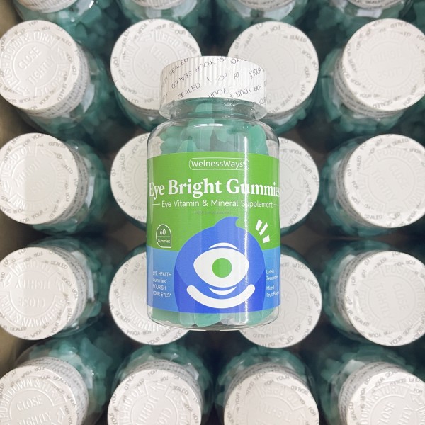 视力护理软糖生产商-贴牌60粒叶黄素酯眼部补充