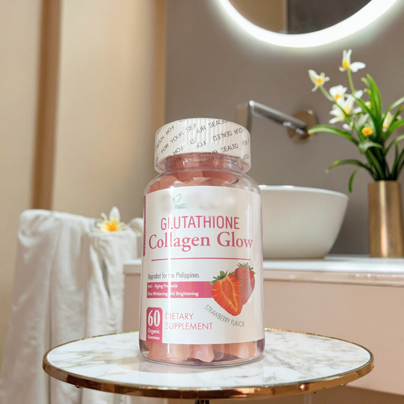 Glutathione Gummies Factory - OEM Collagen Glow Gummies Whitening Supplement Anti-aging