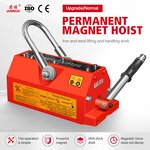 Permanent Manual Hydraulic Magnetic Lifter Manufacturer - 1000kg Portable Plate Remote Heavy Duty