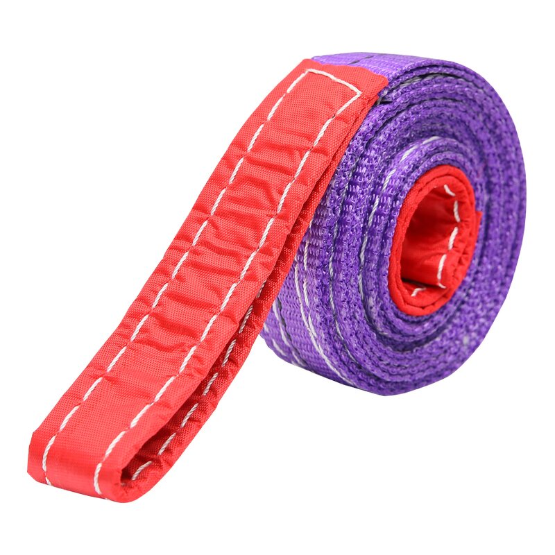Polyester Flat Endless Web Sling Manufacturer - 5 Folded Eye 1 Ton Capacity 1 Year Warranty