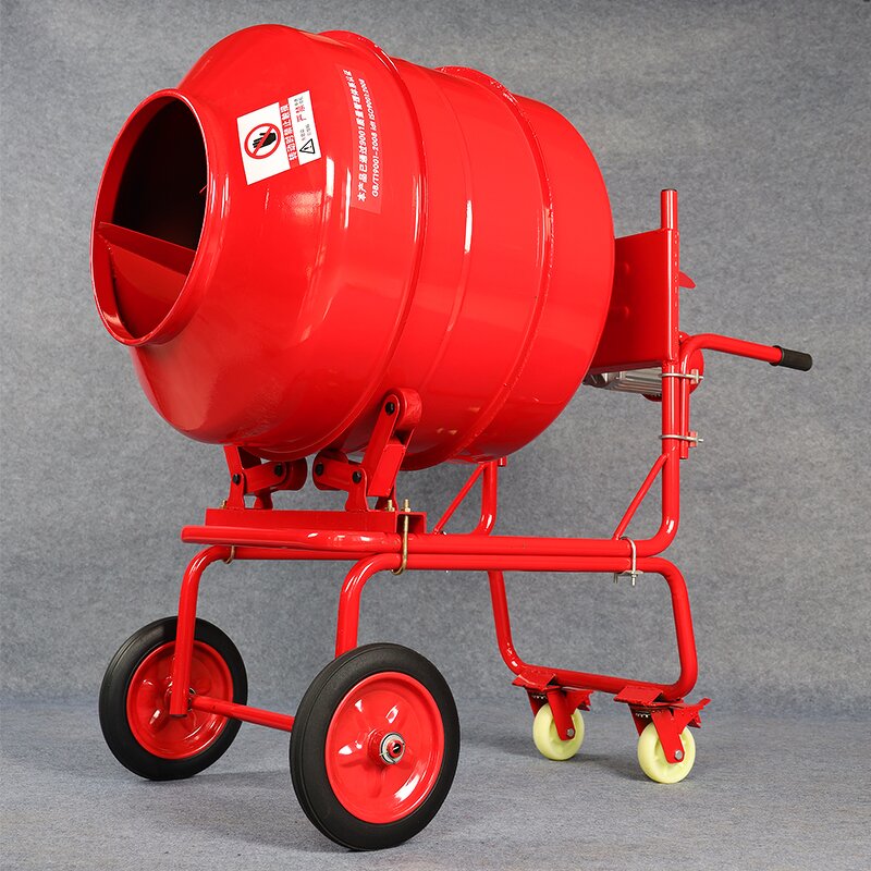 Electric Portable Cement Concrete Mixer Manufacturer - Self Unloading Type 600L