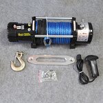 Electric Winch Hoist Manufacturer - 24V with Clutch 12V 2000lb to 12000lbs Synthetic Rope