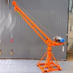 Portable Crane Manufacturer - 1 Ton Outdoor Construction Building Material Mini Lifting
