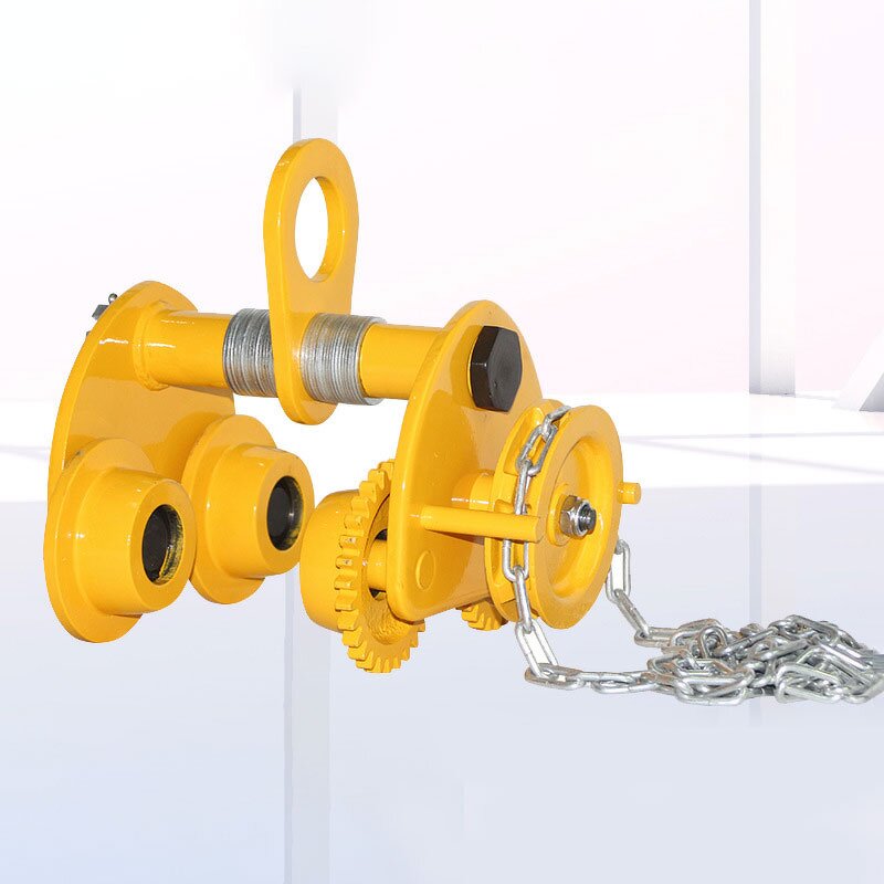 Plain Trolley Manufacturer - 1T to 5T Single Wheel Beam Trolley Geared Push and Pull