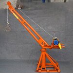 Outdoor Crane Manufacturer - 800kg 0.8Ton Monkey Hoist Construction