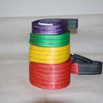 Fabric Lifting Sling Manufacturer - 1t 2t Polyester Flat Eye-Eye Web Sling Belt for Sale
