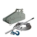 Hand Winch Manufacturer - All Capacity Ratchet Cable Puller 30m Galvanized Wire Rope