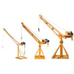 Outdoor Crane Manufacturer - 500kg 0.5T Capacity with Pure Copper Hoist