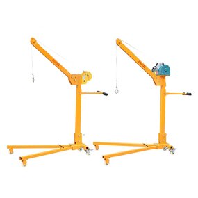 Mobile Mini Crane Manufacturer - Light Duty 300kg with Hand Winch