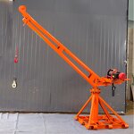 Outdoor Crane Manufacturer - 800kg 0.8Ton Monkey Hoist Construction