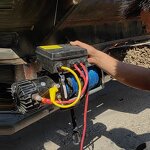 Electric Winch Hoist Manufacturer - 24V with Clutch 12V 2000lb to 12000lbs Synthetic Rope