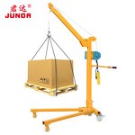 Electric Mobile Crane Manufacturer - 220V Small Size for Lifting Material