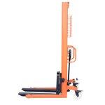 Hydraulic Hand Stacker Manufacturer - Adjustable 1000kg Forks for Warehouse Use 1.6m