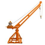 Manual Mobile Miniature Crane Manufacturer - Manufacturer Direct Sales 400kg 500kg