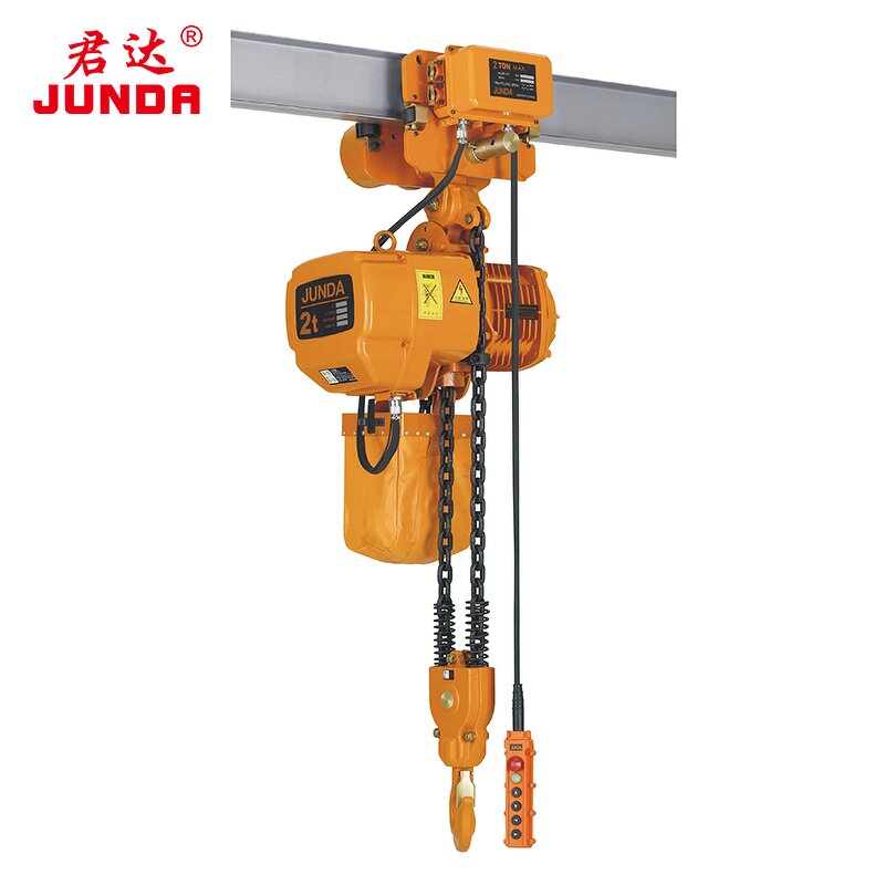 Electric Chain Hoist Manufacturer - Hot Sell HHBB 0.5-7.5 Ton with Manual Trolley