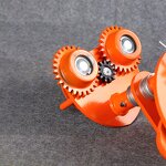 Anticollision Monorail Trolley Manufacturer - 1t 3M Four-Wheel Hand Pull Push Removable Style