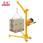 Mobile Mini Crane Manufacturer - Foldable 200kg with Hand Winch