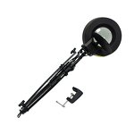 Safety Led Magnifying Lamp Manufacturer - LT86AE Dust Free Black Color Cosmetic Illuminated Magnifier