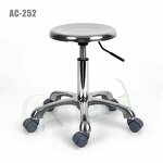 ESD Laboratory Chair Stool Manufacturer - Adjustable Round Stainless Steel