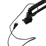 Safety Led Magnifying Lamp Manufacturer - LT86AE Dust Free Black Color Cosmetic Illuminated Magnifier