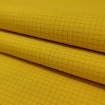 ESD Fabric Manufacturer - Yellow Color 5MM Grid for Cleanroom Industry