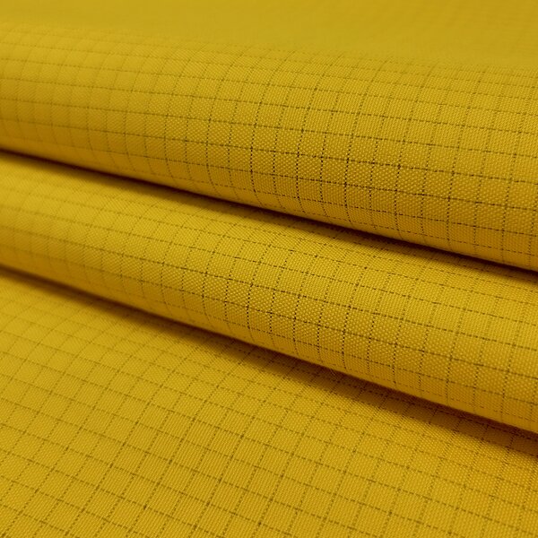 ESD Fabric Manufacturer - Yellow Color 5MM Grid for Cleanroom Industry