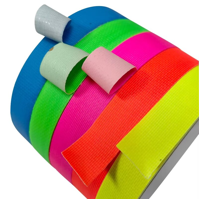 Gaffer Tape Manufacturer - Cloth Neon Fluorescent Colored Reflective Black Bar for Marking