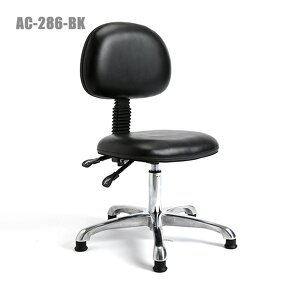 ESD PU Leather Chair Manufacturer - Competitive Price Foot Ring Round Steel for Lab