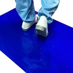 Disposable Sticky Mats Manufacturer - 24x36 60x90CM White Blue for Cleanroom Decontaminating