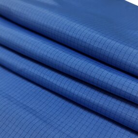 Antistatic Fabric Manufacturer - 4MM X 4MM Grid Blue Dust Free Washable for Industry