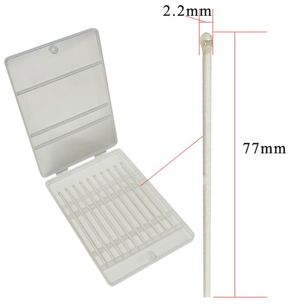 Silicone Sticky Swab Manufacturer - Cleanroom Yellow Transparent Round Head Gel Pen