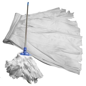 Cleanroom Mops Manufacturer - Long Strip Microfibre Spinning Type Replacement Cloth